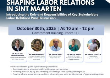 La División de Asuntos Laborales y Servicios Sociales organizará su primer panel de discusión sobre relaciones laborales en Sint Maarten