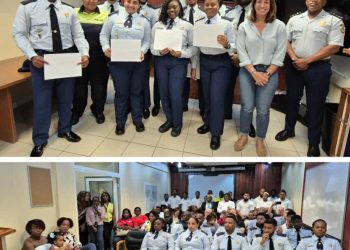 La Policía de Sint Maarten celebró una ceremonia de ascenso para los oficiales de la Clase 5 de BPO