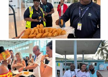 El Aeropuerto Internacional Princesa Juliana celebra el Día de St. Maarten con Johnny Cakes para pasajeros y empleados