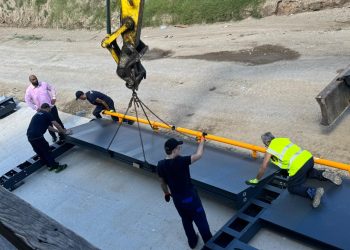 VROMI anuncia la instalación de una nueva báscula puente en un vertedero