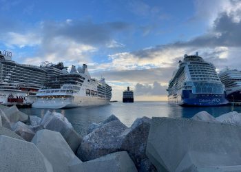 Días con múltiples cruceros dan inicio a la temporada de cruceros 2025-2026