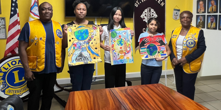 Sint Maarten Lions Club anuncia a los ganadores del Concurso Internacional del Cartel de la Paz 2025