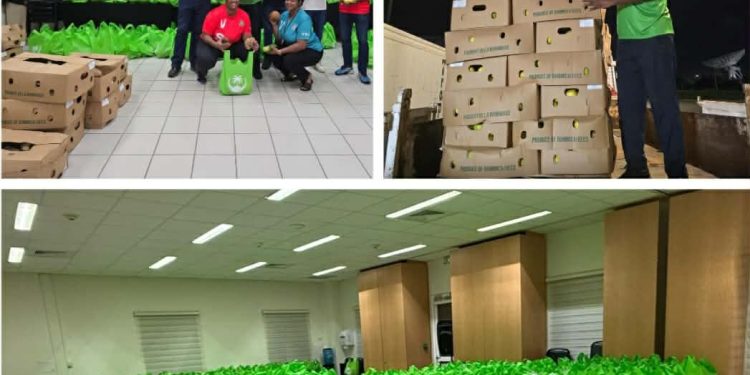 El Ministro Brug y el Ministerio de VSA entregan 1,000 bolsas de productos frescos a la comunidad