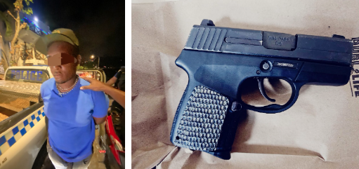 El Equipo Especial del KPSM arresta a un sospechoso con arma de fuego ilegal y narcóticos en Nochebuena