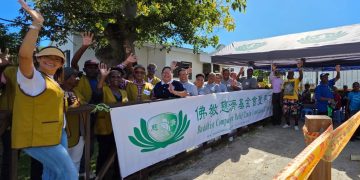 Tzu Chi dona a 160 familias en la última distribución de ayuda de Cul De Sac en 2025