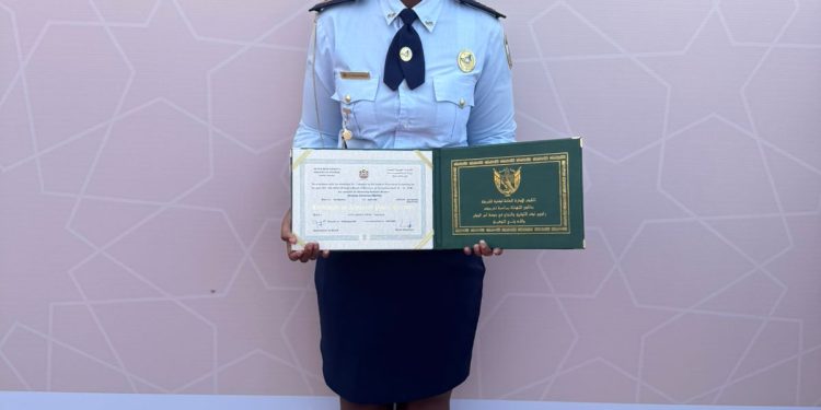 El KPSM felicita a la agente Vanessa Martina por la exitosa finalización de su formación policial internacional en Abu Dabi