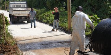 Comienzan las obras viales en la carretera al Barrio Inglés