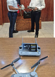 El KPSM recibe un dron de alta calidad del Grupo de Empresas del Puerto de Sint Maarten