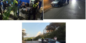 El Equipo de KPSM Intensifica la Vigilancia Vial durante las operaciones de la semana pasada