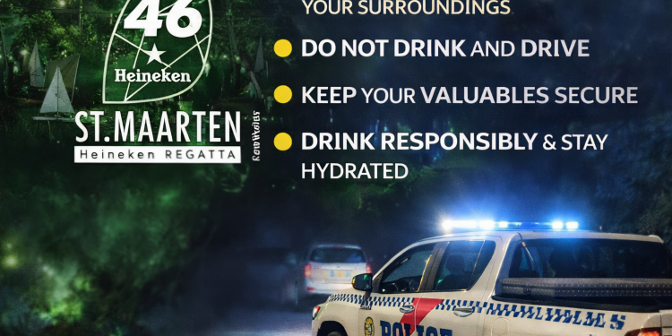 El KPSM hace un llamado a la seguridad antes de la Regata Heineken de St. Maarten 2026