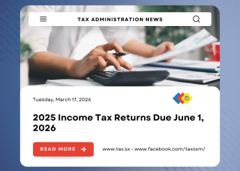 Declaraciones de Impuestos sobre la Renta 2025: Fecha límite: 1ro de junio de 2026