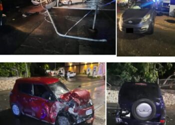 La Policía de Sint Maarten investiga dos accidentes de tráfico en Welfare Road