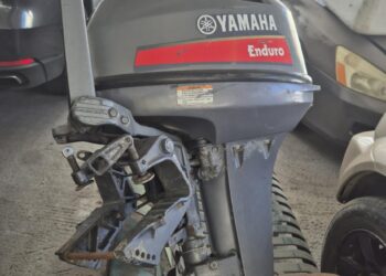 El KPSM busca al propietario del motor fuera de borda confiscado