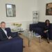 Ministra Plenipotenciaria Arrindell recibe visita de cortesía del representante neerlandés Gerbert Kunst