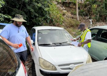 VROMI marca aproximadamente 250 vehículos siniestrados hasta la fecha de su remoción