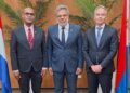 El PM Mercelina y el Presidente del Tribunal Conjunto, Carmelia, abordan la cooperación institucional y el Estado de derecho
