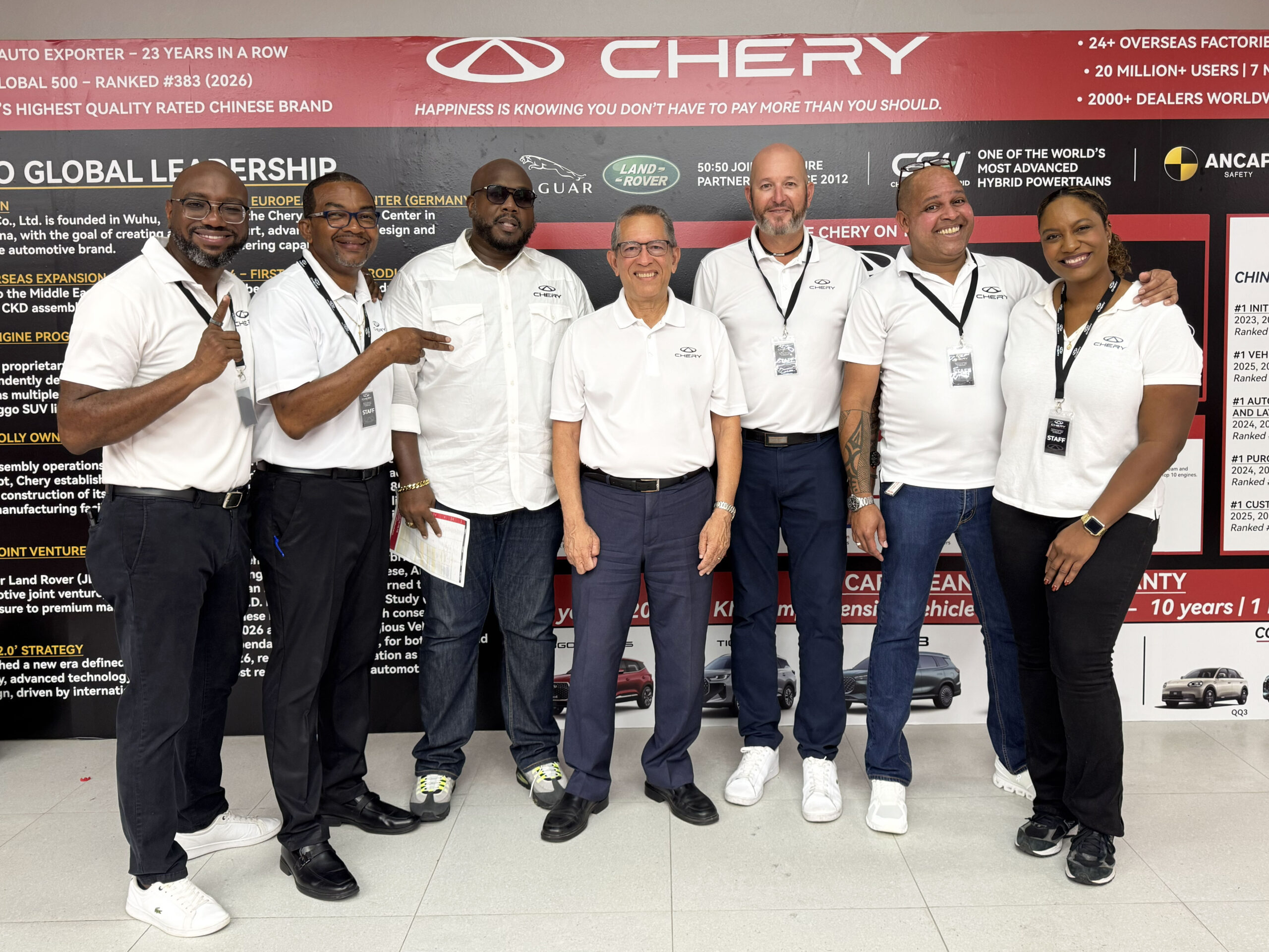 Chery Officially Launches in St. Kitts and Nevis Through Motorworld and Horsford's