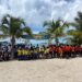 Estudiantes dan inicio a la Limpieza Internacional de Costas en Philipsburg para promover la protección del medioambiente