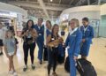 Tres cachorros rescatados buscan hogar a través de la iniciativa Paws in Flight Saturday