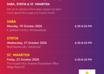 La agencia ejecutora se reunirá con ONG de Saba, Statia y St. Maarten para informar sobre los fondos «Legacy to Future Funds»